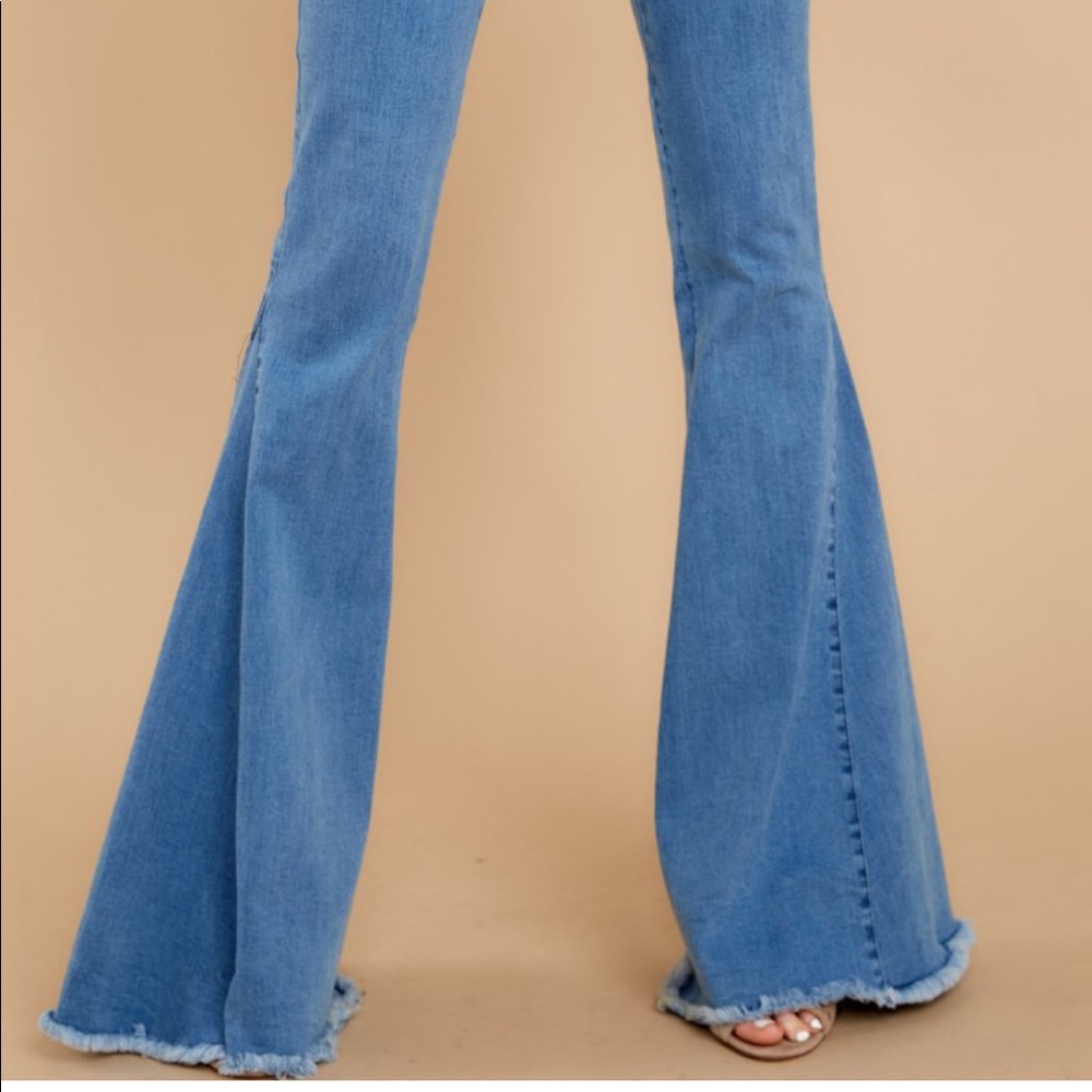 Medium Wash Flare Jeans